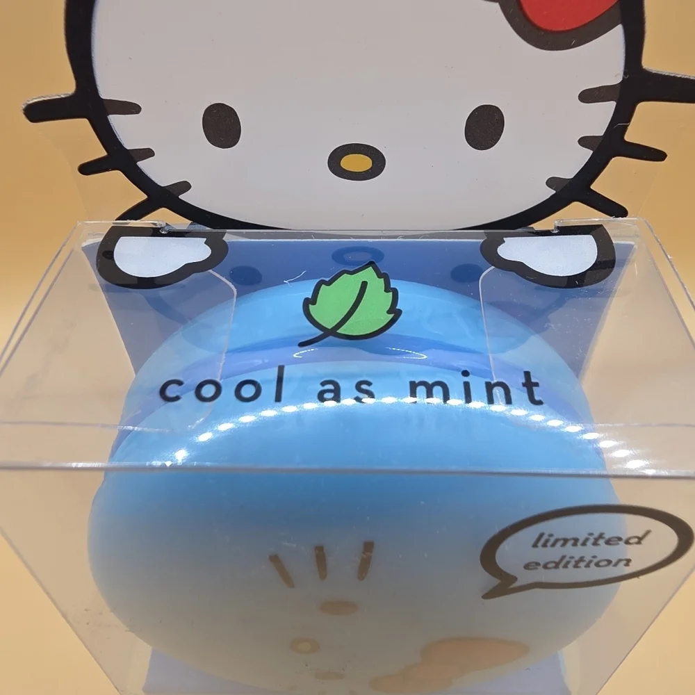The Creme Shop x Hello Kitty Macaron Lip Balm Cool as Mint  Limited Edition